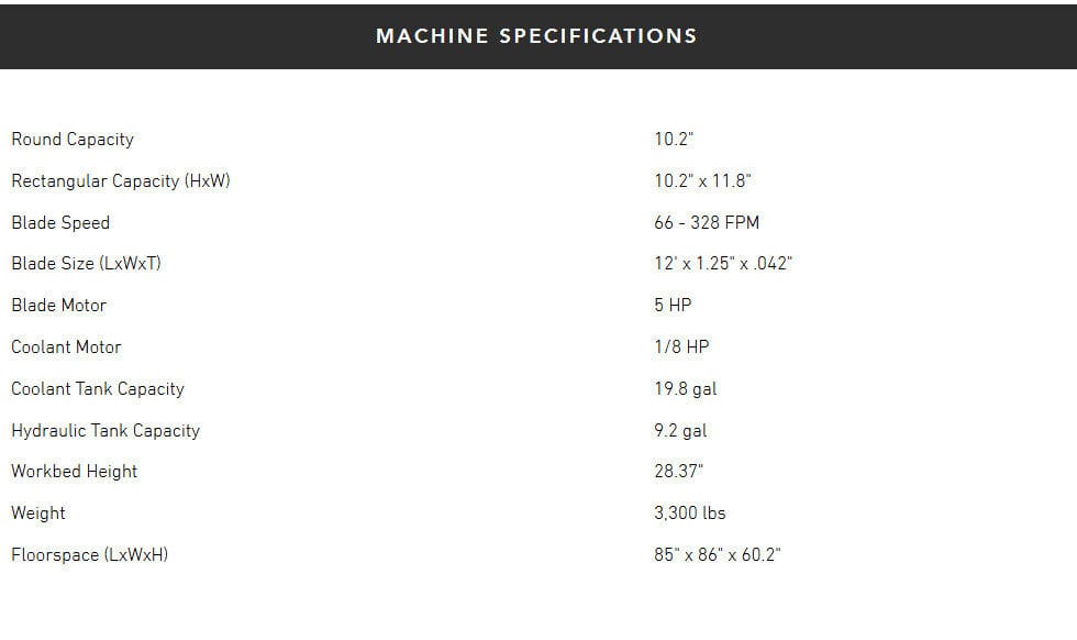 SH-4030 SEMI-AUTOMATIC BAND SAWS